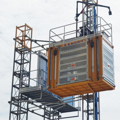 Construction Sit Hoist SC200 FIC-07 Intelligent Control Lift Rack And Pinion Hoist TUV Certificated