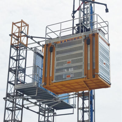 Fully Intelligent Control Construction Hoist SC200 FIC-07 Rack And Pinion Lift With Automatic Floor Doors