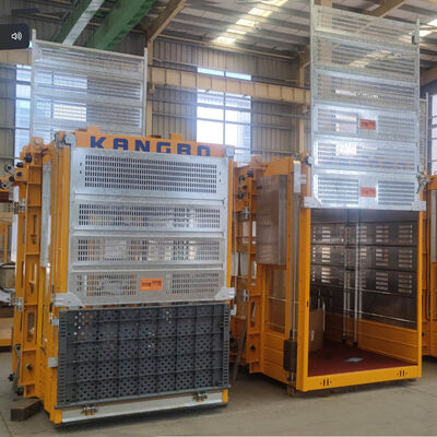 Rack And Pinion Driven Type Passenger And Material Hoist Designed For Safe Transport Compliant With ISO 9001 Standards