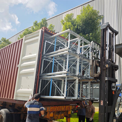 Mast Climber Construction Site Hoist Yellow Construction Elevator Capacity 800kg 3200kg Heavy Duty Vertical Transport Equipment