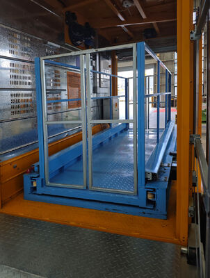 Electricl Sysitem 2 System With Switch To Choose Construction Site Hoist Speed 0-46mmin Safe Vertical Transport Solution