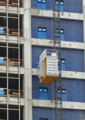 Low Wear Passenger And Material Hoist FC Motor Control For Construction Site / Plants