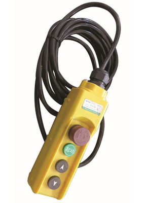 Yellow Construction Hoist Parts Cage Top Portable Operate Box For Installation / Maintenance