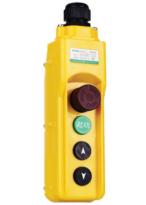 Yellow Construction Hoist Parts Cage Top Portable Operate Box For Installation / Maintenance
