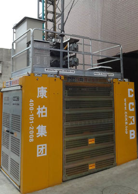 SC200BD Rack And Pinion Lifter Low Wear Tear With Single / Twin Hoist Cage Configuration