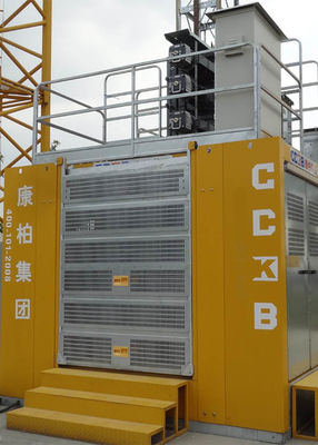 SC200BG Man And Material Hoist Rack And Pinion For Building Site / Bridges