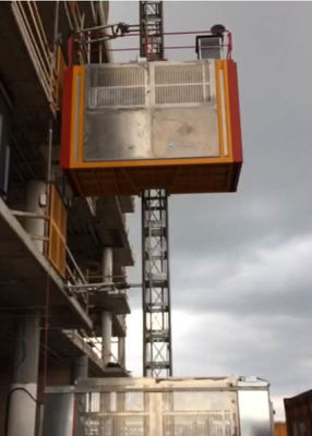 Rack Pinion Passenger And Material Hoist SC200/200 Cage Side With Additional 'C' Door