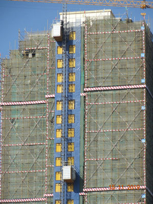 SC200-200 Rack Pinion Type 450M Construction Site Hoist