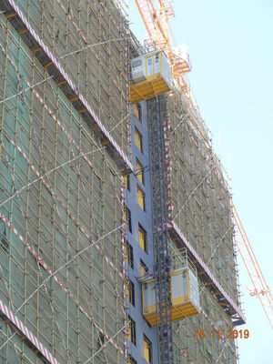 FC Control Motors 2 Ton Construction Material Hoist