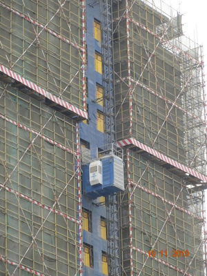Three-phase Asynchronous Motor Passenger And Material Hoist With Safety Interlock System Perfect Construction Site Machinery