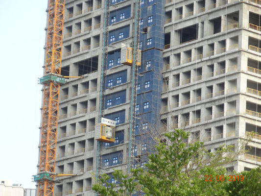 46 M / Min Modular Passenger Rack And Pinion Hoist