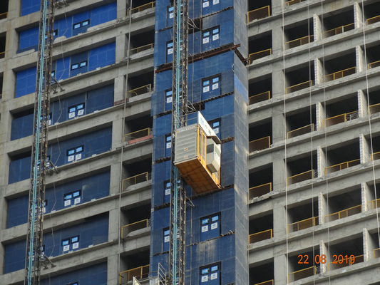 PLC Control 450m Passenger Material Rack And Pinion Hoist