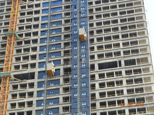 Construction Site 3000Kg Rack And Pinion Hoist