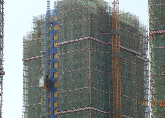 Construction Site 60 M / Min Rack And Pinion Hoist