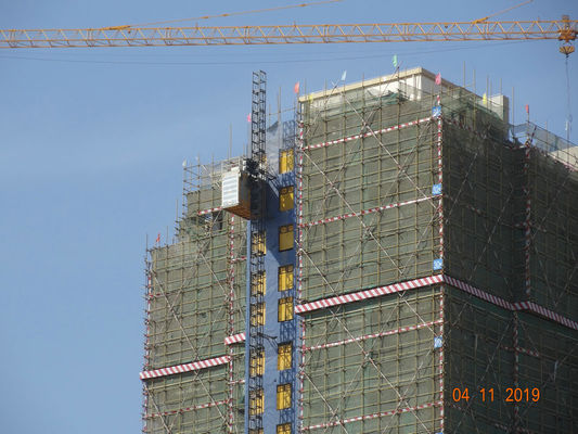 Elegant Appearance Rack And Pinion 450m Construction Site Lift