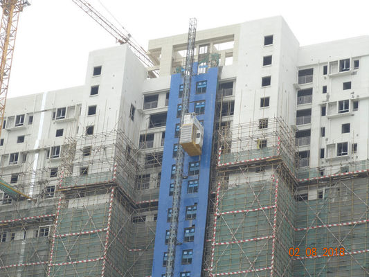VFC Motor Control 2000 Kg 400m Construction Site Lift