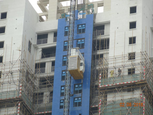 Doube Cabin VFC Rack Pinion Lift Construction Material Hoist