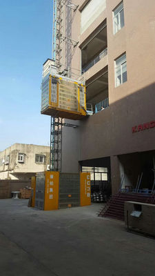 Q345B Steel Lifting 46 M / Min Construction Site Elevator