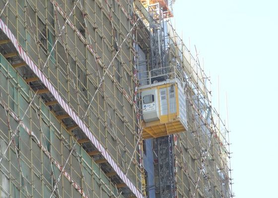 Eco Friendly Lifting 60M / Min Construction Site Lift