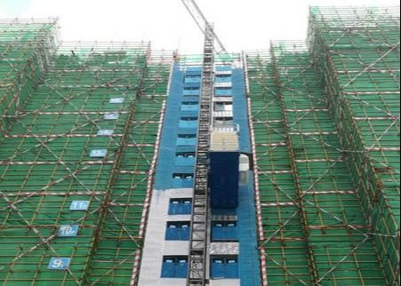 Rack Pinion Hoist Function Degree A8 Material Hoist Construction