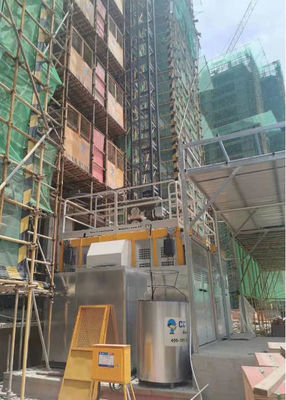 2000kg Video Technical Support Construction Site Hoist 200m