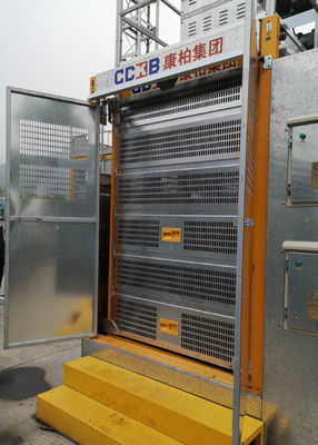 Strength Steel Construction Site Hoist with Inverter Control - Galvanized Surface Treatment