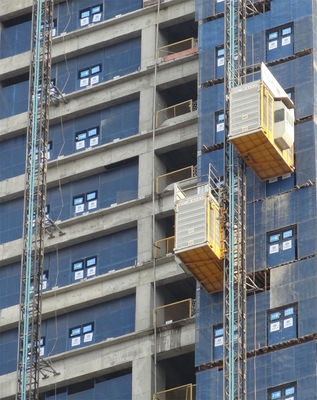 SC200BD Construction Site Lift 0–36 M/Min Speed For Bridges Plants And Malls