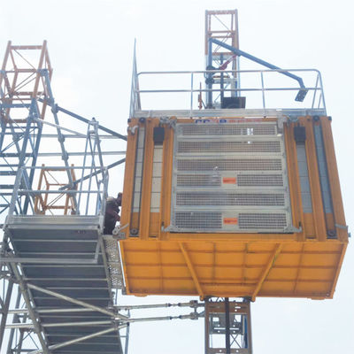 SC200/200 FIC-08 Fully Intelligent Control Passenger And Material  Rack And Pinion Hoist