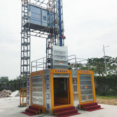 Construction Site Hoist SC200/200 FIC-08 Rack and Pinion Lift Fully Intelligent Control passenger and material hoist
