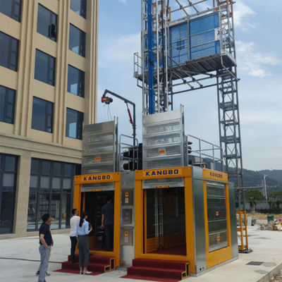 Construction Hoist SC200/200 FIC-12 Fully Intelligent Control passenger and material  Rack and Pinion Lift