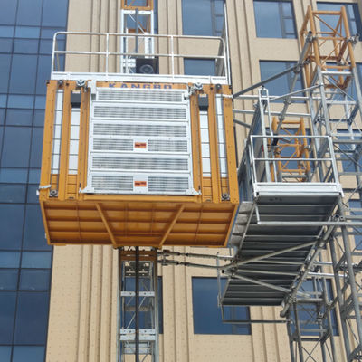 Construction Hoist SC200/200 FIC-12 Fully Intelligent Control passenger and material  Rack and Pinion Lift