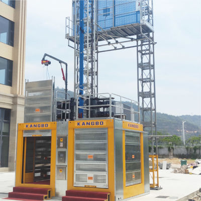 SC200/200 Construction Hoist FIC-12 Fully Intelligent Control Passenger And Material  Rack And Pinion Lift