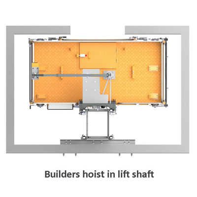 500m Lifting Height Construction Site Hoist for Mast Climbing Work Method Lifting Speed 36-80m/min