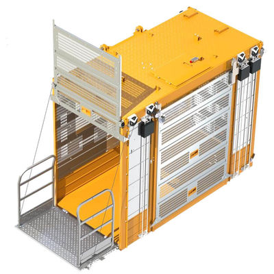 Overload Protection Construction Site Hoist for 3Phase 440V/60Hz Power Supply Sand Blasting And Paint Or Galvanized