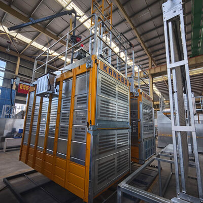 Construction Hoist Material and Passenger Elevator Designed with Overload Protection to Provide Vertical Transport in Construction Sites