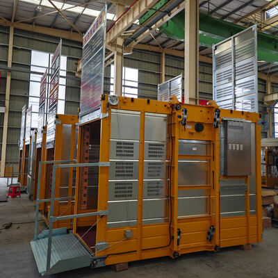 Three-phase Asynchronous Motor Passenger And Material Hoist Finish and Rack And Pinion Driven Type for Vertical Transport