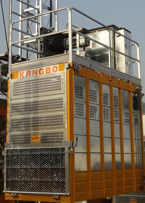Construction Site Passenger And Materal Hoist SC200/200 Highly Strengthen Structure