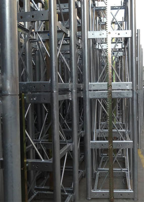 Construction Hoist Lifts Spare Part Mast Section 650 x 650 x 1508MM Easy Assembly