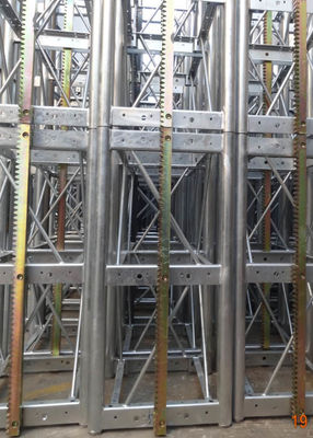 Construction Hoist Lifts Spare Part Mast Section 650 x 650 x 1508MM Easy Assembly