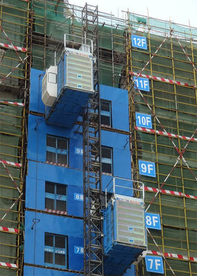 Modular Design Lift In Construction Site Easy Installation With Non Eccentric Rollers