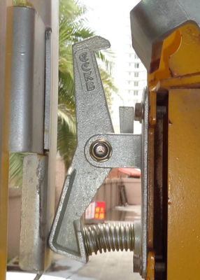 Silver Color Construction Hoist Parts Elevator Enclosure Door Mechanical Interlock