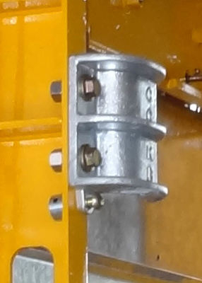 Safety Hook Construction Hoist Parts For Prevent Drive Device / Cage Falling Out