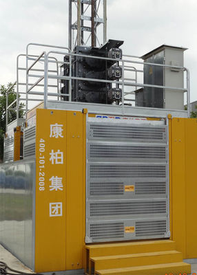 SC200BG Yellow Construction Hoist Elevator Max Lifting Height 250/400 M*