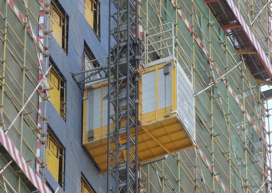 Construction Site 60M / Min Material Rack And Pinion Lift