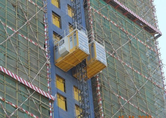 Large Transportation Capacity 2000Kg Construction Material Hoist