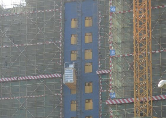 Helical Gearbox 400m 36m / Min Passenger And Material Hoist