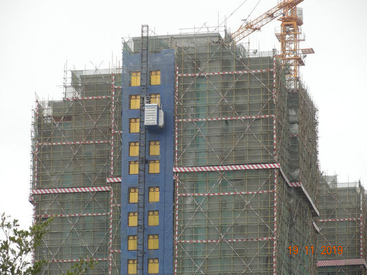 EN 12159 2012 2500KG Rack & Pinion Personnel Hoist System