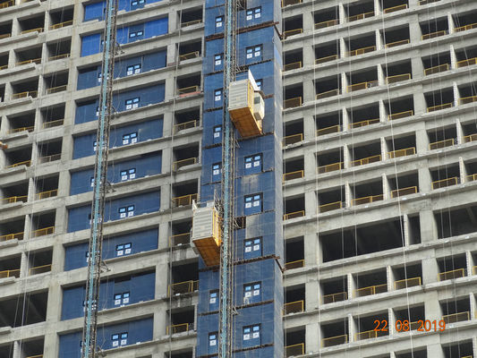 Rack & Pinion 60 Meter / Minute Construction Hoist Elevator