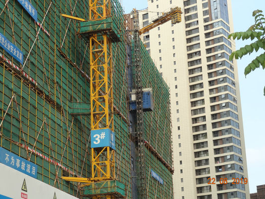 Construction Site 3000Kg Rack And Pinion Hoist