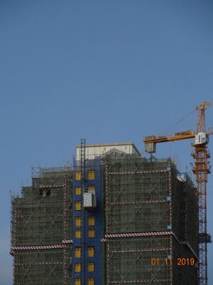 Electricl Sysitem 2 System With Switch To Choose Construction Site Hoist Speed 0-46mmin Safe Vertical Transport Solution